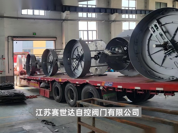 DN1400口徑SAF21氣封式平推閥整裝待發！